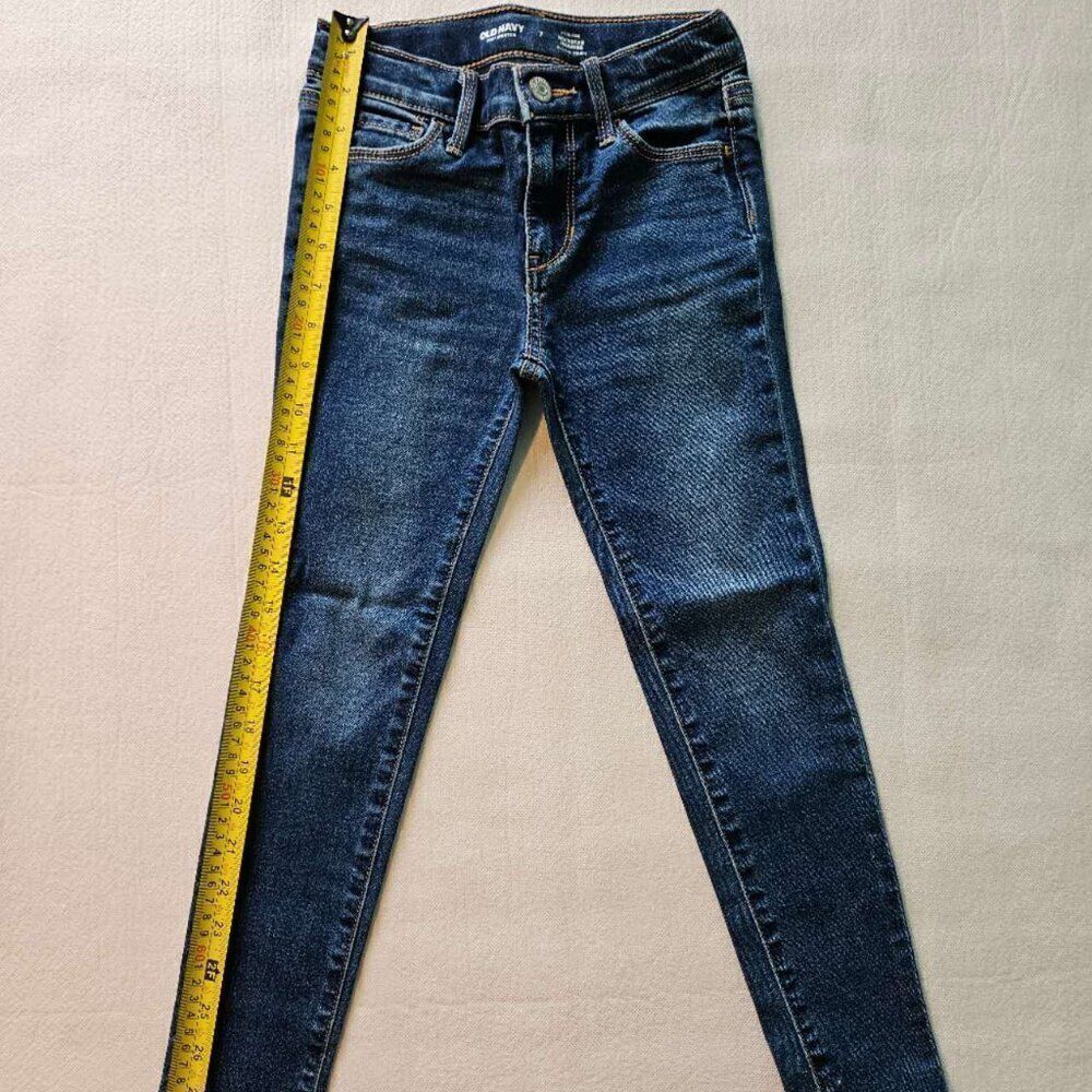 old navy girl jeans high-rise joggings size 7